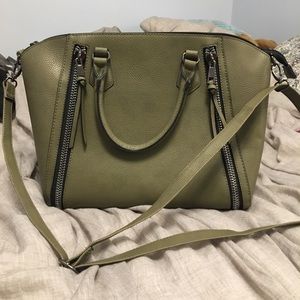 Green satchel